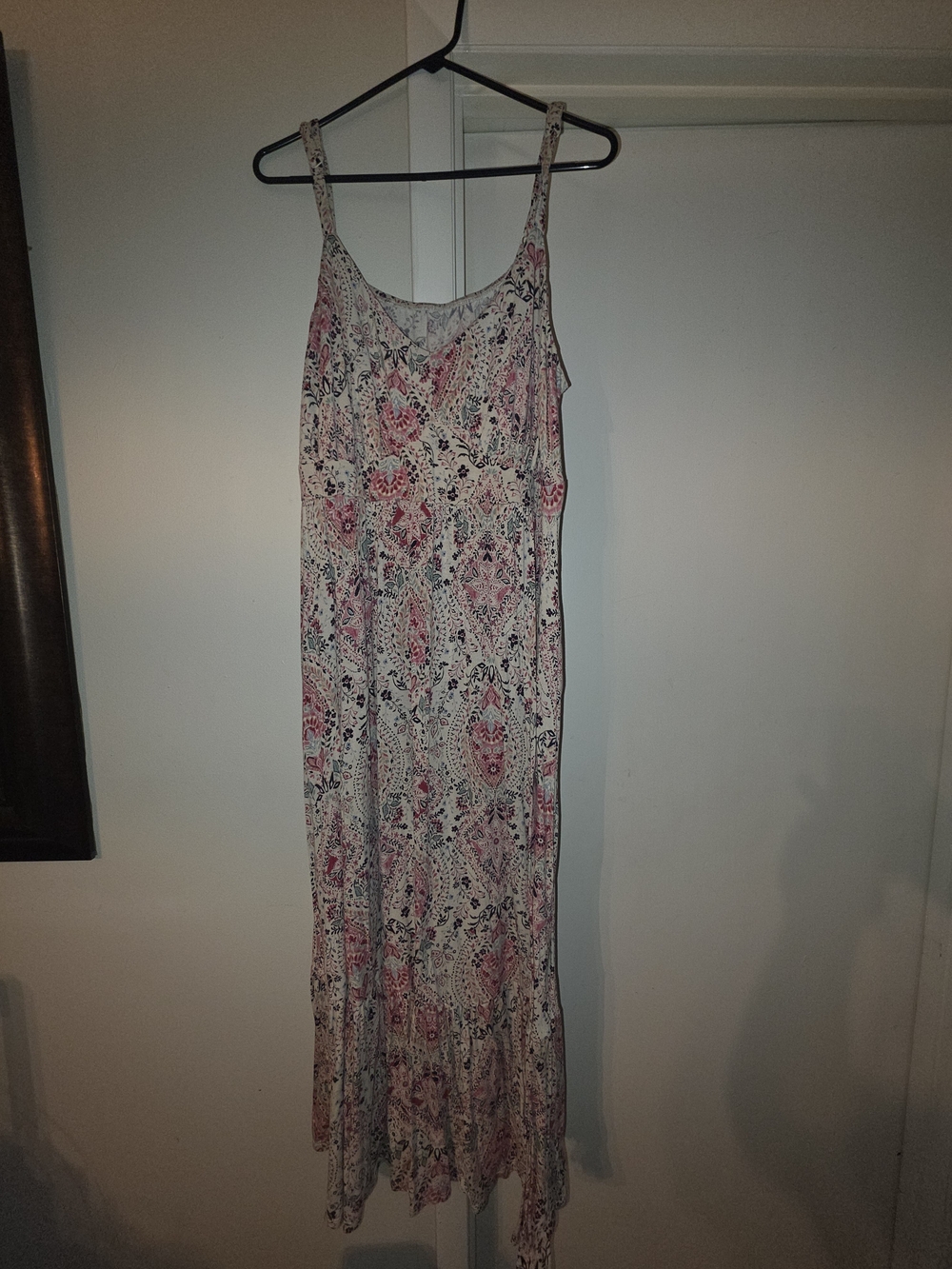 torrid Pink Paisley Maxi Slip Dress